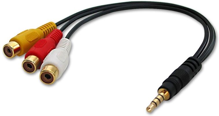 Lindy AV Adapter Cable - Stereo & Composite Video