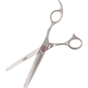 Groomers Topaz Pink 6.5" 40T Thinning Scissors Groomers Topaz Pink 6.5" 40T Thinning Scissors