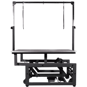 Groomers Titan Extreme Electric Table - Black Top Black Frame Groomers Titan Extreme Electric Table - Black Top Black Frame