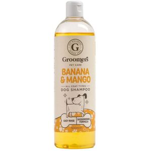 Groomers Banana & Mango Dog Shampoo 500ml Size: 500ml Groomers Banana & Mango Dog Shampoo 500ml Size: 500ml
