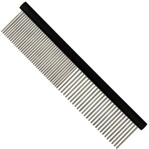 Groomers Combination Comb 19cm Black Groomers Combination Comb 19cm Black