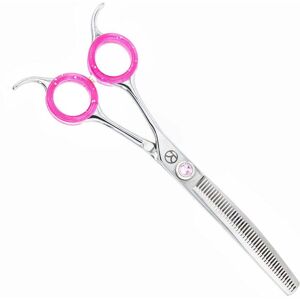 Kanpeki Curved Pink 6.5" Left-Handed 45T Thinning Scissors Kanpeki Curved Pink 6.5" Left-Handed 45T Thinning Scissors