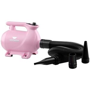 XPower B-123 High Velocity Dryer with Heat - Pastel Pink Colour: Paste XPower B-123 High Velocity Dryer with Heat - Pastel Pink Colour: Paste