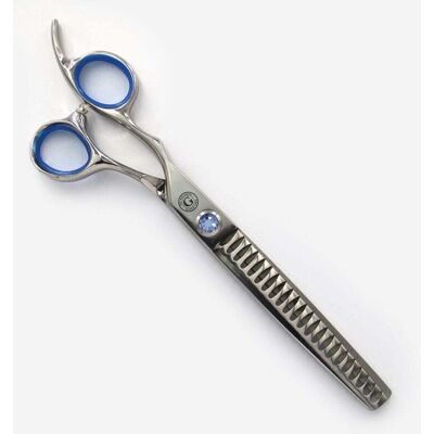Groomers Topaz 7" Left Handed 23T Chunker Scissors Groomers Topaz 7" Left Handed 23T Chunker Scissors