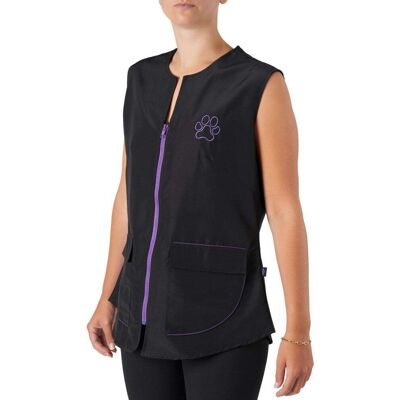 Groomers Winnie Waistcoat Black/Purple - XXXL Size: XXX Large Groomers Winnie Waistcoat Black/Purple - XXXL Size: XXX Large