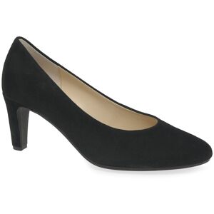 Gabor Edina Womens Court Shoes Colour: Black Suede, Size: 9 9 - female