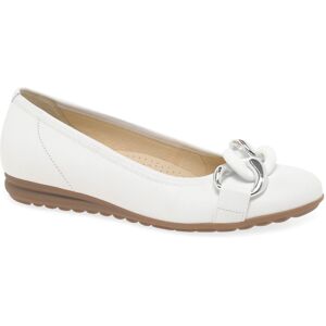 Gabor Sabia Women's Shoes Colour: White Leather, Size: 9 9 - female