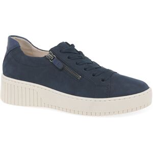 Gabor Wolf Womens Trainers Colour: Blue Nubuck, Size: 5 / 38 5 / 38 - female