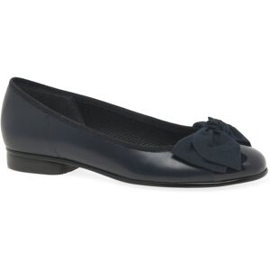 Gabor Amy Womens Ballerina Pumps Colour: Navy/Patent, Size: 7.5 7.5 - female