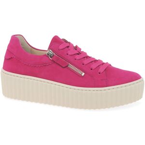 Gabor Dolly Womens Trainers Colour: Pink Suede, Size: 4.5 4.5 - female