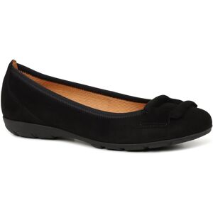 Gabor Raven Womens Ballet Pumps Colour: Black Suede Trim, Size: 7 7 - female Gabor Raven Womens Ballet Pumps Colour: Black Suede Trim, Size: 7 7 - female