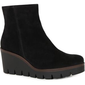 Gabor Utopia Womens Wedge Heel Ankle Boots Colour: Black Suede, Size: 3 - female Gabor Utopia Womens Wedge Heel Ankle Boots Colour: Black Suede, Size: 3 - female