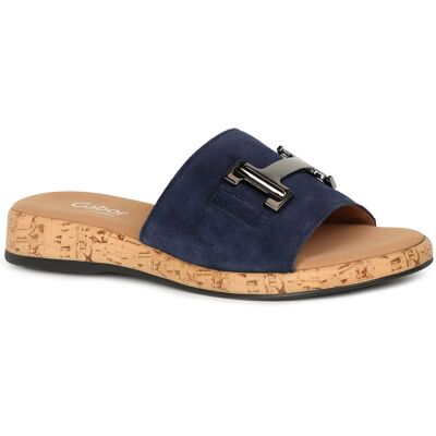 Gabor Oaty Womens Mule Sandals Colour: Marine Suede, Size: 3 3 - female Gabor Oaty Womens Mule Sandals Colour: Marine Suede, Size: 3 3 - female