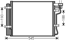 Mobile Air Condenser, air conditioning 83005134 Mobile Air 83005134