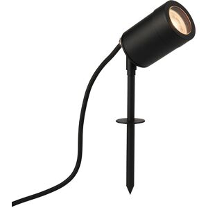 Saxby Lighting Odyssey Outdoor Spike Satin Black Paint & Clear Glass IP65