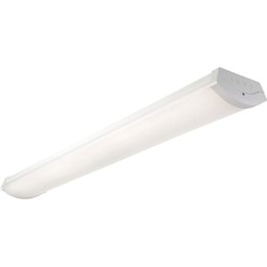 Saxby Lighting Dualled 5ft Outdoor Linear Batten Light Matt White Paint