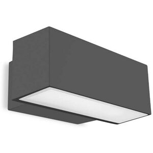 Leds C4 Lighting Afrodita Outdoor LED Up Down Light Urban Grey, Partly-Sandblasted IP66 34.6W 4000K Dimmable Leds C4 Lighting Afrodita Outdoor LED Up Down Light Urban Grey, Partly-Sandblasted IP66 34.6W 4000K Dimmable
