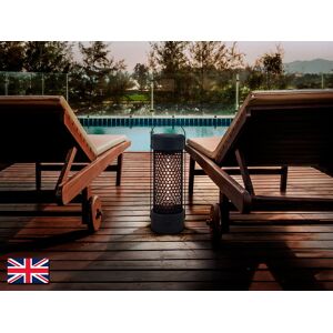 Schuller Lighting Estufa Outdoor Electrical Portable Heater Cylindrical Lantern Style, IP55 Schuller Lighting Estufa Outdoor Electrical Portable Heater Cylindrical Lantern Style, IP55