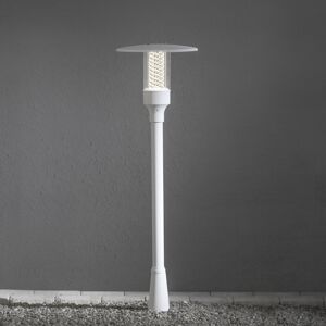 Konstsmide Lighting Nova Outdoor Classic Matt White Post Light, IP44 Konstsmide Lighting Nova Outdoor Classic Matt White Post Light, IP44