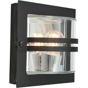 Elstead Lighting Bern 1 Light Outdoor Flush Wall Light Black IP65, E27 Elstead Lighting Bern 1 Light Outdoor Flush Wall Light Black IP65, E27