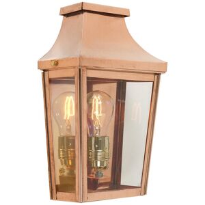 Elstead Lighting Chelsea 1 Light Outdoor Wall Half Lantern Light Copper IP44, E27 Elstead Lighting Chelsea 1 Light Outdoor Wall Half Lantern Light Copper IP44, E27