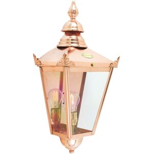 Elstead Lighting Chelsea 1 Light Outdoor Wall Half Lantern Light Copper IP44, E27 Elstead Lighting Chelsea 1 Light Outdoor Wall Half Lantern Light Copper IP44, E27