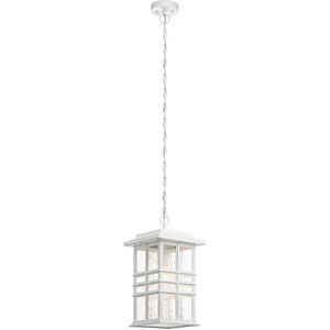 Kichler Beacon Square Outdoor Ceiling Light - E27, IP44, White Kichler Beacon Square Outdoor Ceiling Light - E27, IP44, White