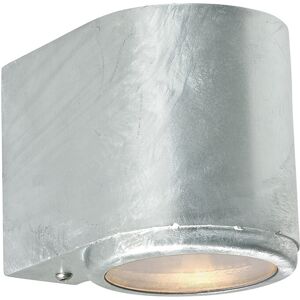 Elstead Lighting Mandal Outdoor 1 Light Down Wall Light Galvanized , IP44, GU10 Elstead Lighting Mandal Outdoor 1 Light Down Wall Light Galvanized , IP44, GU10