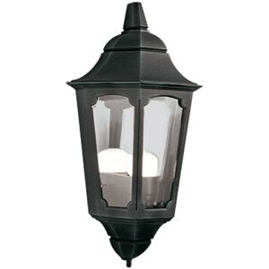 Netlighting Parish Outdoor Wall Lantern - IP44 E27 Black 42cm Netlighting Parish Outdoor Wall Lantern - IP44 E27 Black 42cm