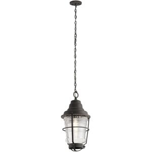 Elstead Quintiesse Lighting Kichler Chance Harbor Outdoor 1 Light Chain Lantern Weathered Zinc IP44 Elstead Quintiesse Lighting Kichler Chance Harbor Outdoor 1 Light Chain Lantern Weathered Zinc IP44