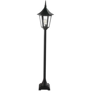 Netlighting Valencia 1 Light Outdoor Bollard Lantern Black IP54 - Outdoor Bollard Lantern Netlighting Valencia 1 Light Outdoor Bollard Lantern Black IP54 - Outdoor Bollard Lantern