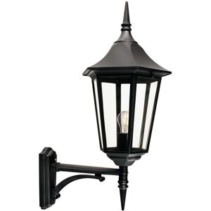 Elstead Lighting Valencia Grande 1 Light Outdoor Wall Lantern Light Black IP54, E27 Elstead Lighting Valencia Grande 1 Light Outdoor Wall Lantern Light Black IP54, E27