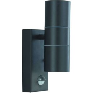 Searchlight Outdoor Wall Light - Black Cast Aluminium - Motion Sensor - IP44 Searchlight Outdoor Wall Light - Black Cast Aluminium - Motion Sensor - IP44