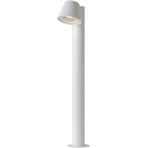 Lucide Lighting Dingo-Led Modern Bollard Light Outdoor - LED Dim. - GU10 - 1x5W 3000K - IP44 - White Lucide Lighting Dingo-Led Modern Bollard Light Outdoor - LED Dim. - GU10 - 1x5W 3000K - IP44 - White