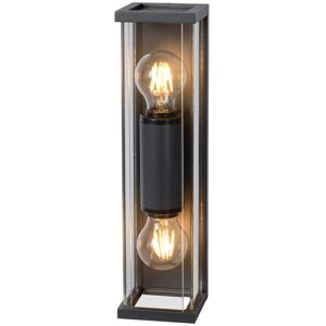Lucide Lighting Claire Modern 36cm Twin Wall Lantern Light Outdoor - 2xE27 - IP54 - Anthracite - Special Offer Lucide Lighting Claire Modern 36cm Twin Wall Lantern Light Outdoor - 2xE27 - IP54 - Anthracite - Special Offer