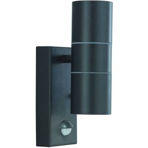 Searchlight Outdoor Wall Light - Black Cast Aluminium - Motion Sensor - IP44 Searchlight Outdoor Wall Light - Black Cast Aluminium - Motion Sensor - IP44