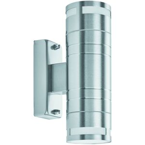 Searchlight EU 2 Light Outdoor Up Down Wall Light Stainless Steel - Outdoor LED light Searchlight EU 2 Light Outdoor Up Down Wall Light Stainless Steel - Outdoor LED light