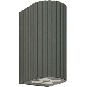 Zambelis Lighting Arlina Outdoor Up Down Wall Lamp Graphite LED 3000K IP54 Zambelis Lighting Arlina Outdoor Up Down Wall Lamp Graphite LED 3000K IP54