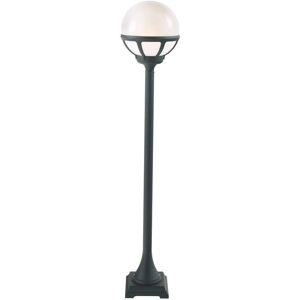 Elstead Lighting 1 Light Outdoor Bollard Lantern Black, Opal IP54, E27 Elstead Lighting 1 Light Outdoor Bollard Lantern Black, Opal IP54, E27