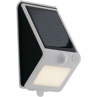 Fan Europe Lighting Open - Outdoor Solar LED Wall Light - White Black Fan Europe Lighting Open - Outdoor Solar LED Wall Light - White Black
