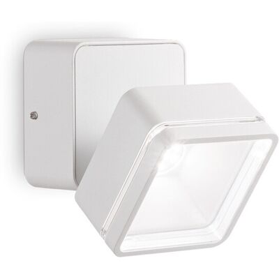 Omega White Square LED Outdoor Wall Spotlight - Outdoor Lighting Omega White Square LED Outdoor Wall Spotlight - Outdoor Lighting