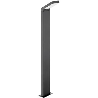 Nova Luce Dark Grey Aluminium Outdoor Bollard Light - 6W 522Lm IP54 Nova Luce Dark Grey Aluminium Outdoor Bollard Light - 6W 522Lm IP54