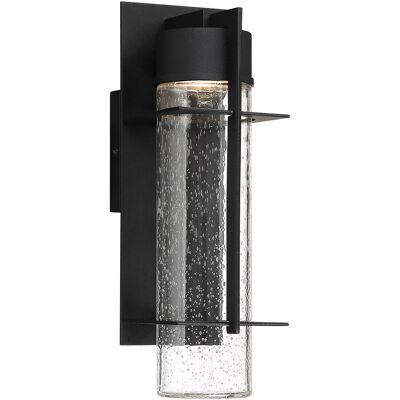 Quoizel Eames Black LED Wall Lamp - Outdoor Modern Light Quoizel Eames Black LED Wall Lamp - Outdoor Modern Light
