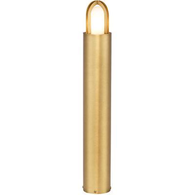 Elstead Paignton Antique Brass Bollard - Outdoor Lighting Elstead Paignton Antique Brass Bollard - Outdoor Lighting
