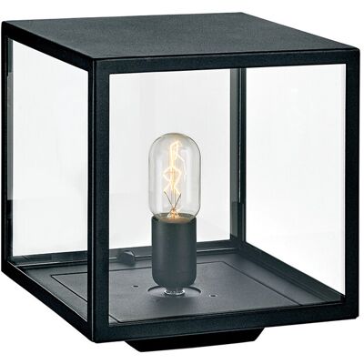 Elstead Lighting Lofoten Outdoor Pedestal, Black, IP44, E27 Elstead Lighting Lofoten Outdoor Pedestal, Black, IP44, E27