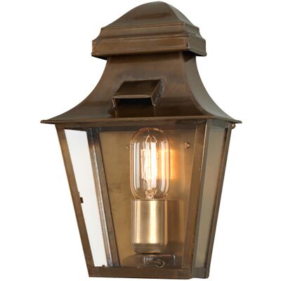 Elstead St Pauls Outdoor Wall Lantern - Antique Brass IP44 E27 1 Light Elstead St Pauls Outdoor Wall Lantern - Antique Brass IP44 E27 1 Light