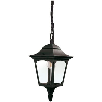 Elstead Chapel Black Outdoor Pendant Light - Pendant Light Elstead Chapel Black Outdoor Pendant Light - Pendant Light