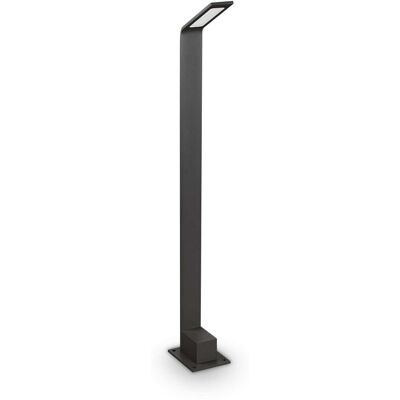 Ideal Lux Agos Outdoor Bollard Light - LED - Anthracite Grey Ideal Lux Agos Outdoor Bollard Light - LED - Anthracite Grey