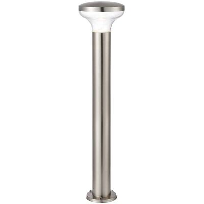 Saxby Lighting Roko Outdoor Coastal Bollard Light, Marine Grade Brushed Stainless Steel IP44, GU10 Saxby Lighting Roko Outdoor Coastal Bollard Light, Marine Grade Brushed Stainless Steel IP44, GU10