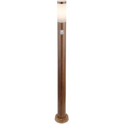 GLOBO Boston Outdoor Lamp - Sensor, Wood-Like, E27, IP44 GLOBO Boston Outdoor Lamp - Sensor, Wood-Like, E27, IP44